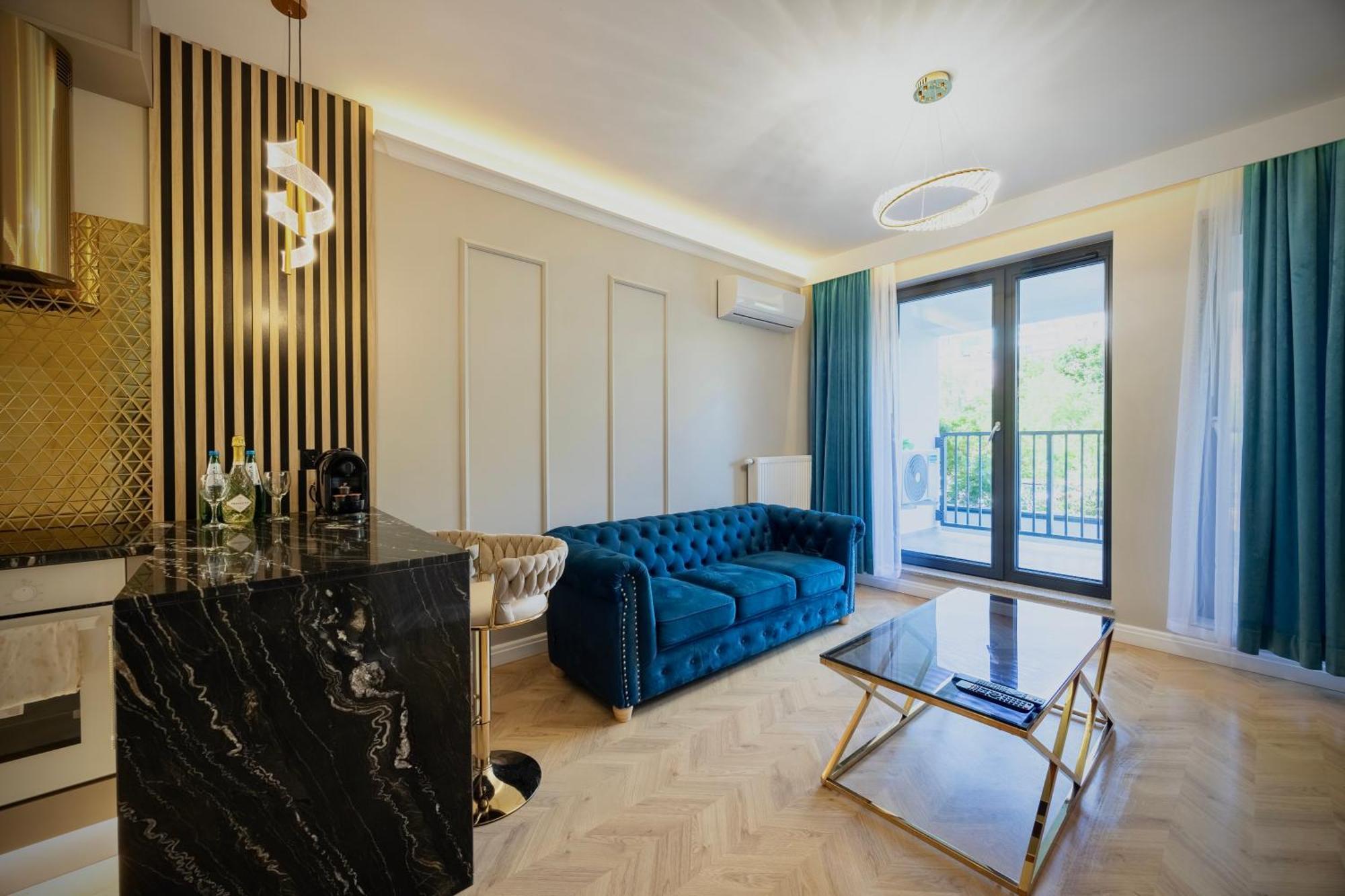 Golden Park Aparthotel Estetino Exterior foto