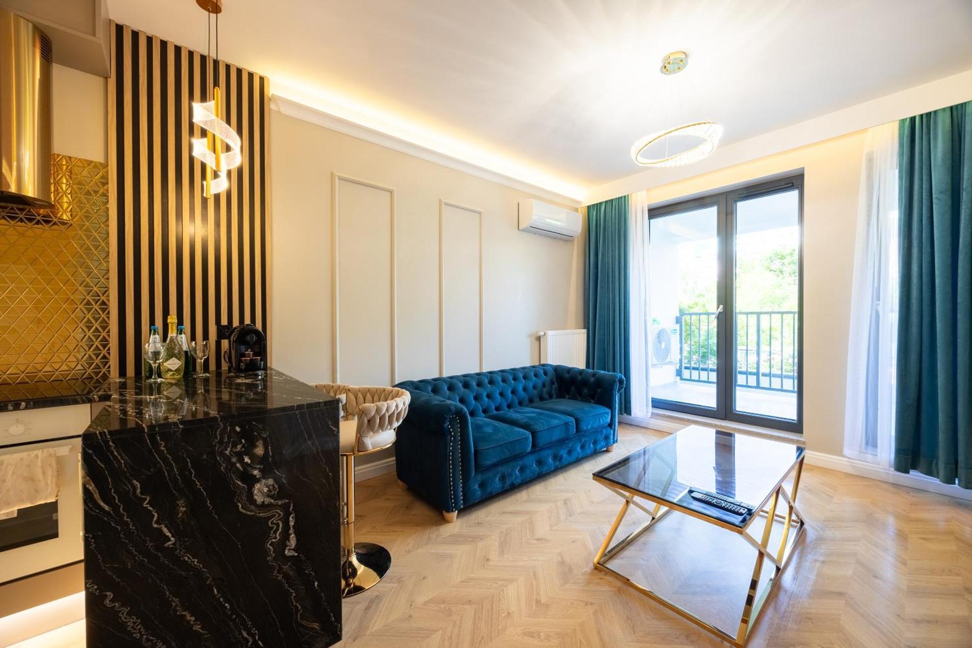 Golden Park Aparthotel Estetino Exterior foto